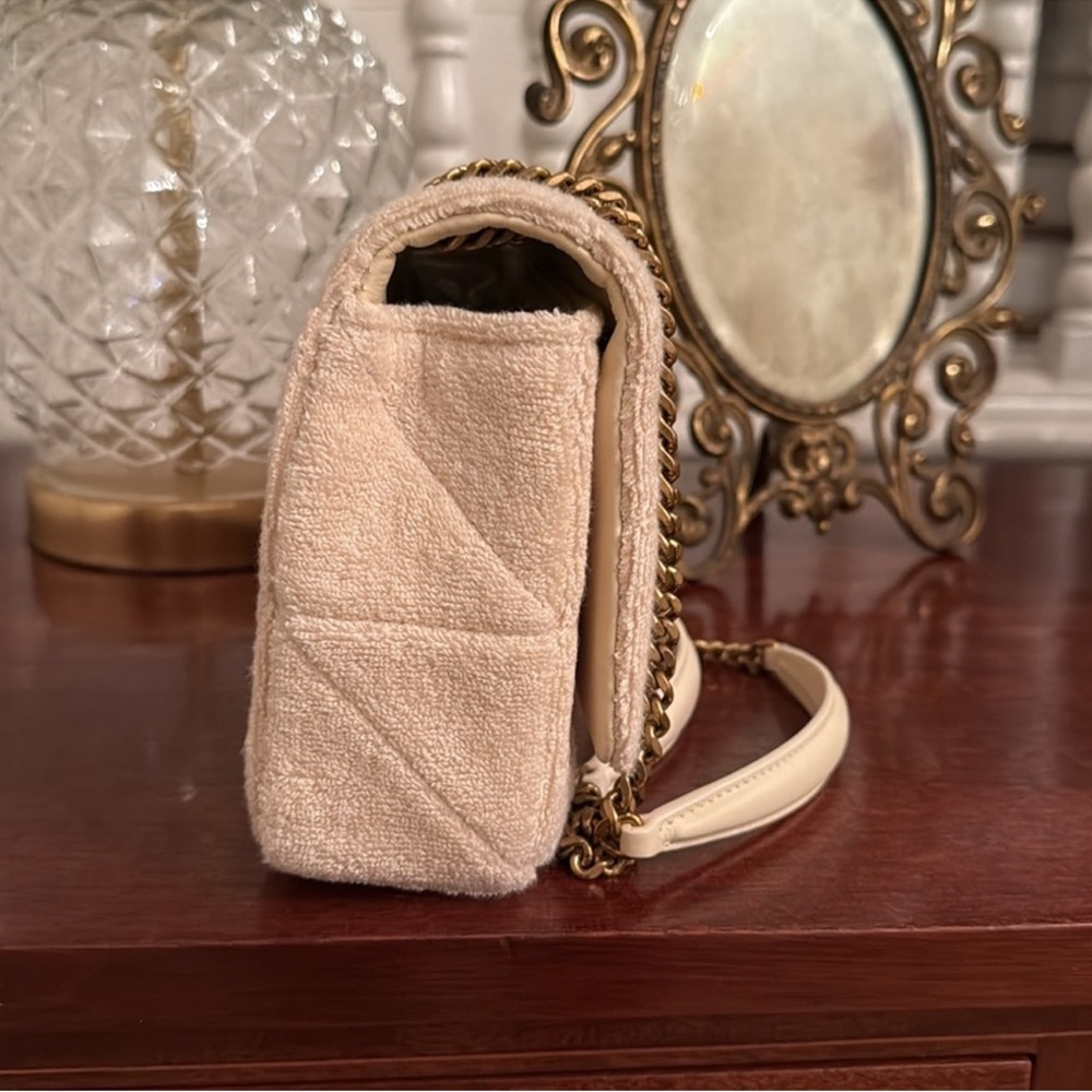 Traded RARE Saint Laurent Terry Patchwork Monogram Medium Jamie - Picture 6 of 9